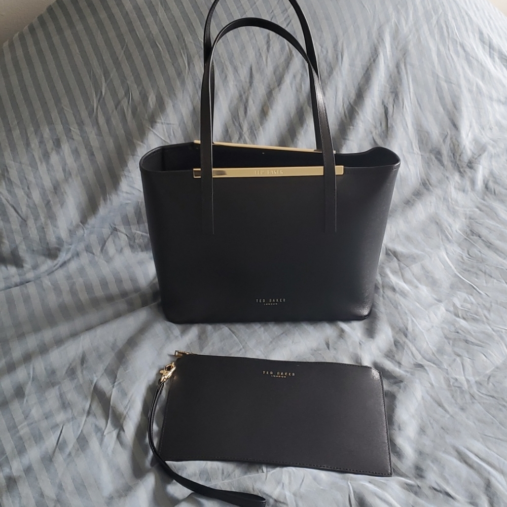 Ted Baker Leather Purse and Clutch Set